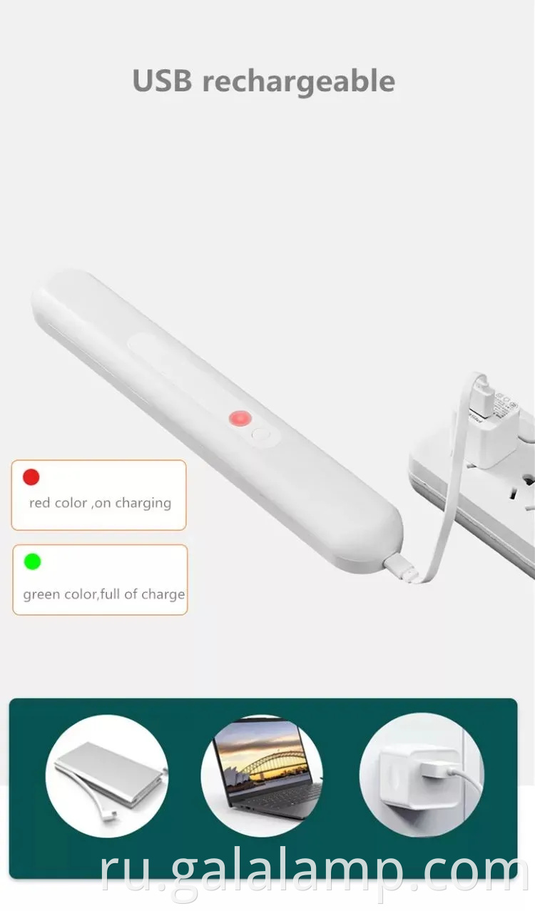 Беспроводной магнитный индукционный светодиодный свет для шкафов и шкафов